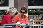 Amsterdam 2 juli 2013
Astrid Joosten op terras met een vreidnin.
Peter Smulders bv