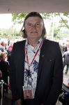 Amsterdam 3 juli 2013
Sjaak Swart 75 jaar . Hij viert dat met een wedstrijd met oud ajax spelers in het Olympisch stadion. Barry Hulshof met vrouw en Frank Rijkaard
Peter Smulders bv