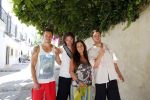 ibiza 18 juli 2013
Belinda Meuldijk met haar man Thierry Duval en kinderen Robert en Joshi in ibiza stad.
Peter Smulders bv