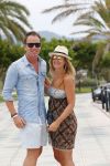 ibiza 13 juli 2013
Robert Doornbos en zijn verloofde/vriendin Chantal Bles lopen over de boulevard op ibiza.
Peter Smulders bv