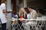 Amsterdam 11 augustus 2013
Chantal janzen met vriend Marco op terras aan het lunchen.
Peter Smulders bv