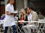 Amsterdam 11 augustus 2013
Chantal janzen met vriend Marco op terras aan het lunchen.
Peter Smulders bv