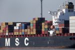 Antwerpen 18 Juli 2013,
Containervervoer per schip
Vervoersmaatschappij MSC
Fotopersbureau Peter Smulders BV