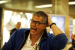 Schiphol 11 juli 2013
Emile Ratelband op schiphol voor trip naar Oslo.
Peter Smulders bv