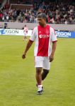 Amsterdam 3 juli 2013
Sjaak Swart 75 jaar . Hij viert dat met een wedstrijd met oud ajax spelers in het Olympisch stadion. Frank Rijkaard
Peter Smulders bv
