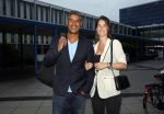 Amsterdam 3 juli 2013
Sjaak Swart 75 jaar . Hij viert dat met een wedstrijd met oud ajax spelers in het Olympisch stadion. Frank rijkaard met zijn vrouw
Peter Smulders bv