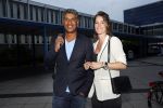 Amsterdam 3 juli 2013
Sjaak Swart 75 jaar . Hij viert dat met een wedstrijd met oud ajax spelers in het Olympisch stadion. Frank rijkaard met zijn vrouw
Peter Smulders bv