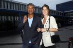 Amsterdam 3 juli 2013
Sjaak Swart 75 jaar . Hij viert dat met een wedstrijd met oud ajax spelers in het Olympisch stadion. Frank rijkaard met zijn vrouw
Peter Smulders bv
