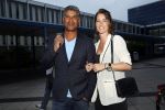 Amsterdam 3 juli 2013
Sjaak Swart 75 jaar . Hij viert dat met een wedstrijd met oud ajax spelers in het Olympisch stadion. Frank rijkaard met zijn vrouw
Peter Smulders bv