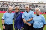 Amsterdam 3 juli 2013
Sjaak Swart 75 jaar . Hij viert dat met een wedstrijd met oud ajax spelers in het Olympisch stadion. Dick Jol Frans Derks Mario v d Ende en Bep Thomas
Peter Smulders bv