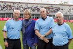 Amsterdam 3 juli 2013
Sjaak Swart 75 jaar . Hij viert dat met een wedstrijd met oud ajax spelers in het Olympisch stadion. Dick Jol Frans Derks Mario v d Ende en Bep Thomas
Peter Smulders bv