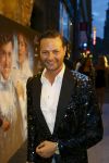AMSTERDAM - Bij het Tuschinski Theater is de premiere van Behind the Candelabra. Met op de rode loper  Fred v Leer