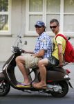 Amsterdam 22 juli 2013
Gijs Staverman met een vriend op zijn vespa scooter.
Peter Smulders bv