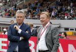 Amsterdam 3 juli 2013
Sjaak Swart 75 jaar . Hij viert dat met een wedstrijd met oud ajax spelers in het Olympisch stadion. Ronald Koeman en Guus Hiddink
Peter Smulders bv
