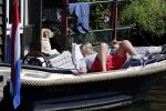 Amsterdam 9 juli 2013
Hans v d Togt ligt lekker te slapen op zijn sloep/boot met de naam Joop.
Peter Smulders bv