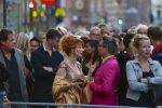 AMSTERDAM - Bij het Tuschinski Theater is de premiere van Behind the Candelabra. Met op de rode loper  Henk Krol en zijn partner Reon Nettenbreijers.