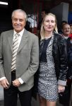 Amsterdam 3 juli 2013
Sjaak Swart 75 jaar . Hij viert dat met een wedstrijd met oud ajax spelers in het Olympisch stadion. Henny Cruijff met vrouw
Peter Smulders bv