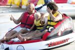 ibiza 11 juli 2013
Herman den Blijker met zijn vrouw en zoon Mats op coco beach.
Peter Smulders bv