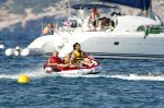 ibiza 11 juli 2013
Herman den Blijker met zijn vrouw en zoon Mats op coco beach.
Peter Smulders bv