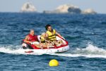 ibiza 11 juli 2013
Herman den Blijker met zijn vrouw en zoon Mats op coco beach.
Peter Smulders bv