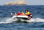 ibiza 11 juli 2013
Herman den Blijker met zijn vrouw en zoon Mats op coco beach.
Peter Smulders bv