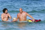 ibiza 11 juli 2013
Herman den Blijker met zijn vrouw en zoon Mats op coco beach.
Peter Smulders bv