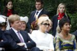 Amsterdam 1 juli 2013
Koning Willem Alexander en Koningin Maxima bij herdenking 150 jaar geleden slavernij in het oosterpark. Mooie Hostess
Peter Smulders bv