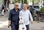Amsterdam 9 augustus 2013
Jaap van Zweden met zijn zoon Benjamin op de cornelis schuytstraat.
Peter Smulders bv