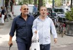 Amsterdam 9 augustus 2013
Jaap van Zweden met zijn zoon Benjamin op de cornelis schuytstraat.
Peter Smulders bv