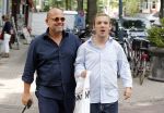 Amsterdam 9 augustus 2013
Jaap van Zweden met zijn zoon Benjamin op de cornelis schuytstraat.
Peter Smulders bv