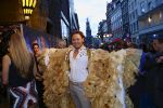 AMSTERDAM - Bij het Tuschinski Theater is de premiere van Behind the Candelabra. Met op de rode loper  Ian van der Putten