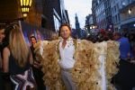 AMSTERDAM - Bij het Tuschinski Theater is de premiere van Behind the Candelabra. Met op de rode loper  Ian van der Putten