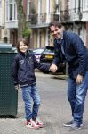 Amsterdam 29 juni 2013
Jean Luc met zoon op de cornelis schuytstraat
Peter Smulders bv