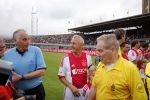 Amsterdam 3 juli 2013
Sjaak Swart 75 jaar . Hij viert dat met een wedstrijd met oud ajax spelers in het Olympisch stadion. Johan Cruijff
Peter Smulders bv