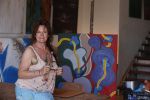 ibiza 16 juli 2013
Kees ter Brugge in haar atelier waar ze schildert en kleit.
Peter Smulders bv