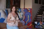 ibiza 16 juli 2013
Kees ter Brugge in haar atelier waar ze schildert en kleit.
Peter Smulders bv
