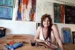 ibiza 16 juli 2013
Kees ter Brugge in haar atelier waar ze schildert en kleit.
Peter Smulders bv