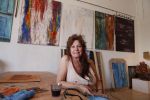 ibiza 16 juli 2013
Kees ter Brugge in haar atelier waar ze schildert en kleit.
Peter Smulders bv