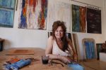 ibiza 16 juli 2013
Kees ter Brugge in haar atelier waar ze schildert en kleit.
Peter Smulders bv