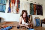 ibiza 16 juli 2013
Kees ter Brugge in haar atelier waar ze schildert en kleit.
Peter Smulders bv