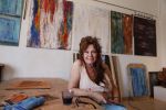 ibiza 16 juli 2013
Kees ter Brugge in haar atelier waar ze schildert en kleit.
Peter Smulders bv