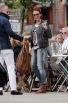 Amsterdam 2 juli 2013
Leontine Borsato op terras met haar manager Mike Dobbinga.
Peter Smulders bv