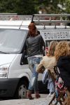 Amsterdam 2 juli 2013
Leontine Borsato op terras met haar manager Mike Dobbinga.
Peter Smulders bv