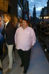 AMSTERDAM - Bij het Tuschinski Theater is de premiere van Behind the Candelabra. Met op de rode loper  Marc vd Linden