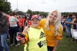 Amsterdam 29 juni 2013
Voetbaltournooi op de toekomst (ajax) voor de stichting de upside van down
met diverse bn ers en oud voetballers.. Syndroom van down. Marga Scheide met vriend
Peter Smulders bv