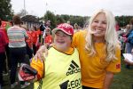 Amsterdam 29 juni 2013
Voetbaltournooi op de toekomst (ajax) voor de stichting de upside van down
met diverse bn ers en oud voetballers.. Syndroom van down. Marga Scheide met vriend
Peter Smulders bv