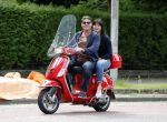 Amsterdam 26 juni 2013
Martijn en Amanda Krabbe op hun vespa scooter.
Peter Smulders bv