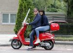 Amsterdam 26 juni 2013
Martijn en Amanda Krabbe op hun vespa scooter.
Peter Smulders bv