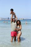 ibiza 14 juli 2013
Najib Amhali met zijn vrouw Niama en zoon Noah op coco beach .
Ze zaten daar met vrienden en familie.
Peter Smulders bv