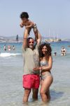 ibiza 14 juli 2013
Najib Amhali met zijn vrouw Niama en zoon Noah op coco beach .
Ze zaten daar met vrienden en familie.
Peter Smulders bv